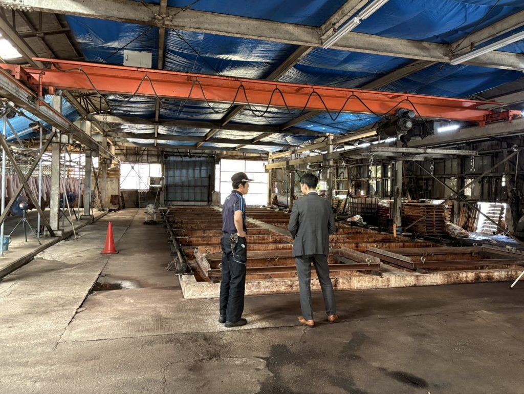 山陽の工場見学